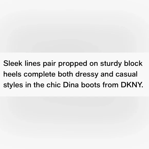 DKNY Dina Black Over-the-Knee Boots Sz 8 BNWB - Picture 6 of 9